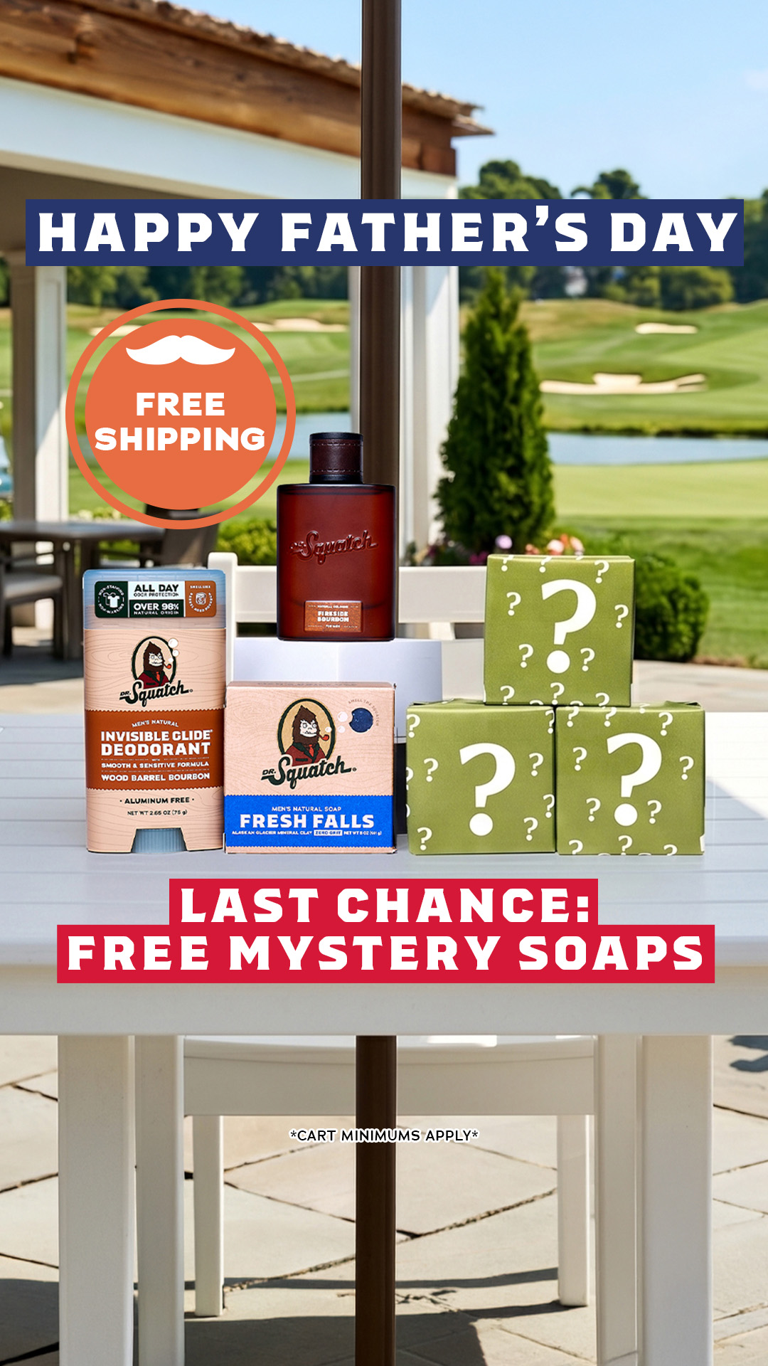 Dr. Squatch Facebook ad