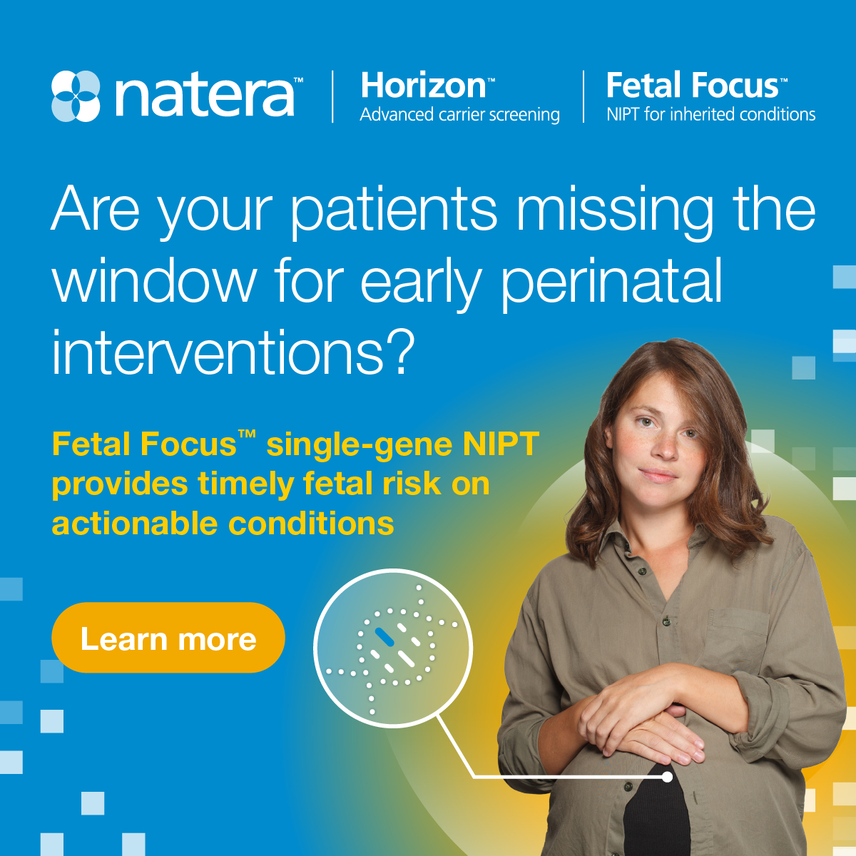 Natera Facebook ad: Fetal Focus single-gene NIPT