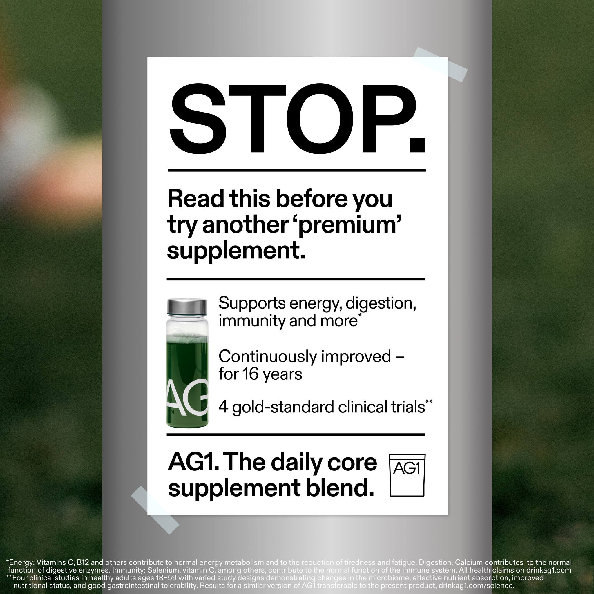 AG1 by Athletic Greens Facebook ad