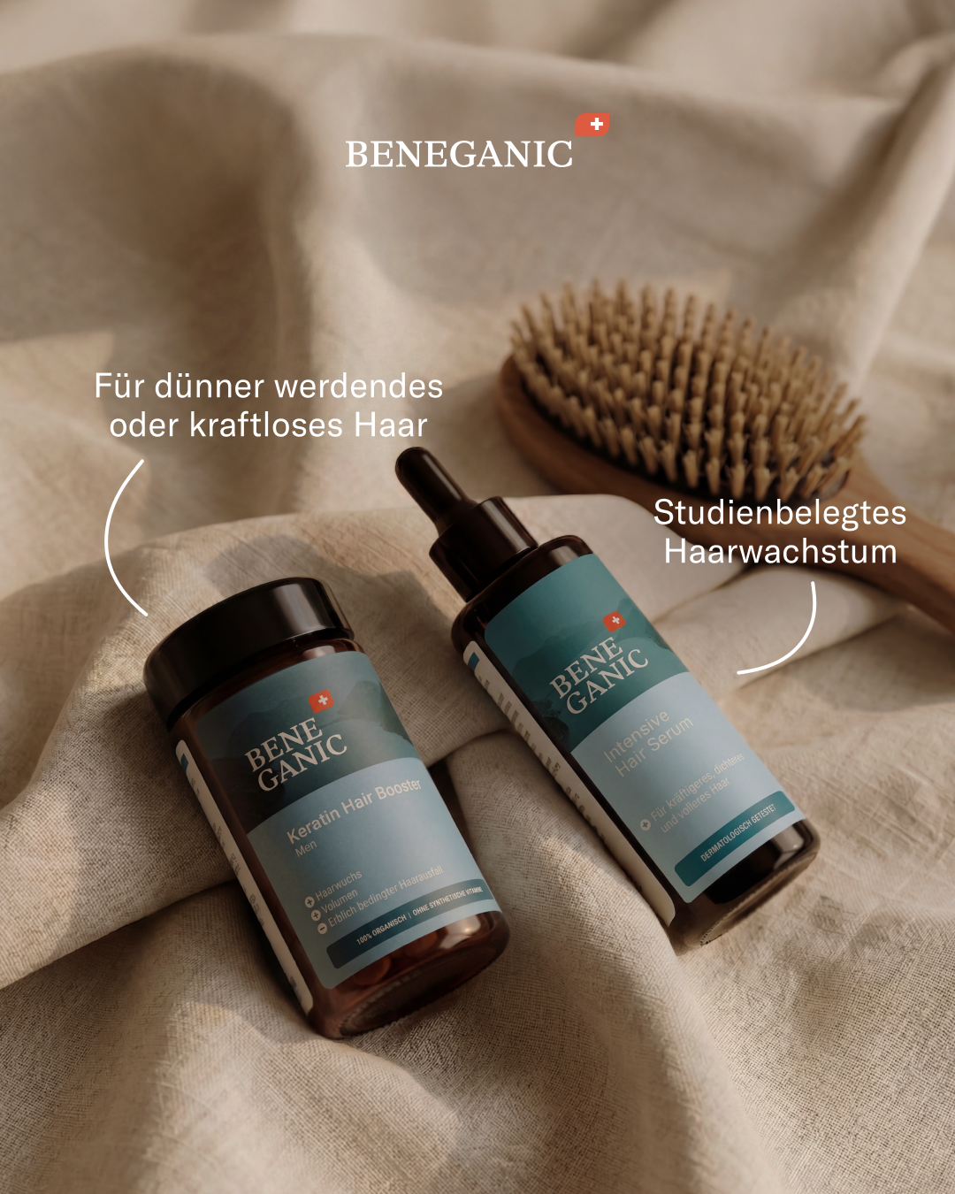 Beneganic Organic Vitamins Facebook ad from Jun 12, 2026