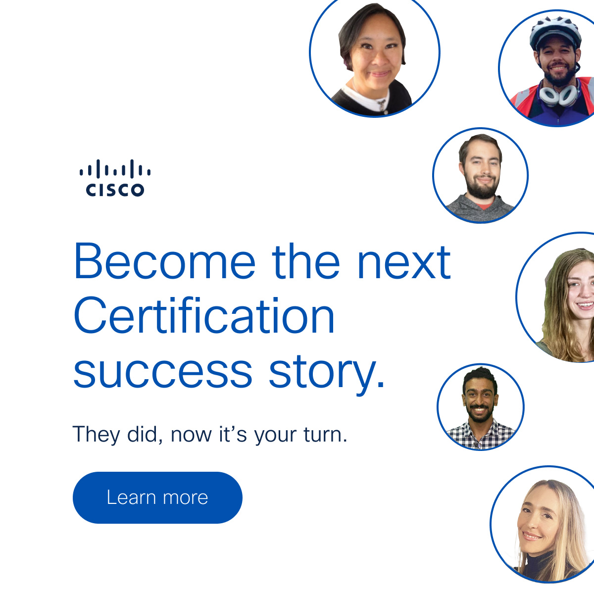 Learn with Cisco Facebook ad