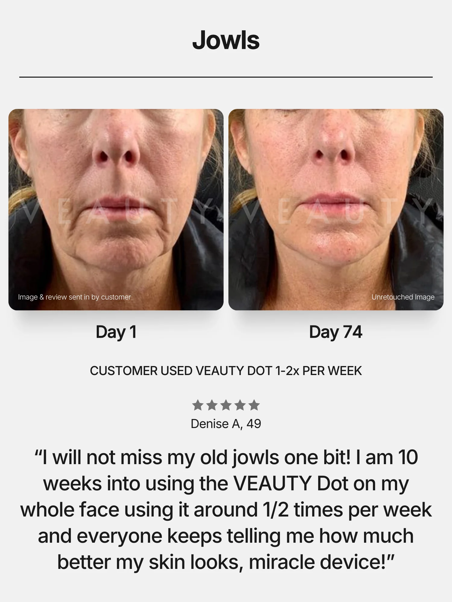 Veauty Facebook ad