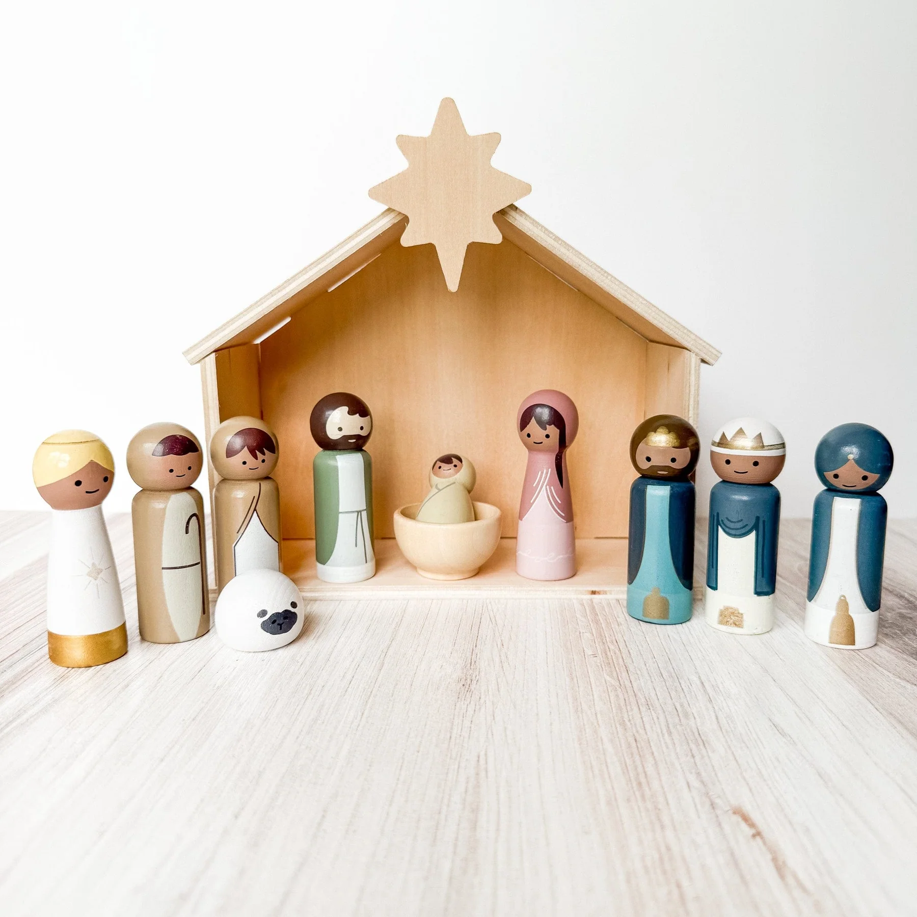 EllyandGrace Facebook ad: BIG NEWS! Our Nativity Set is back
