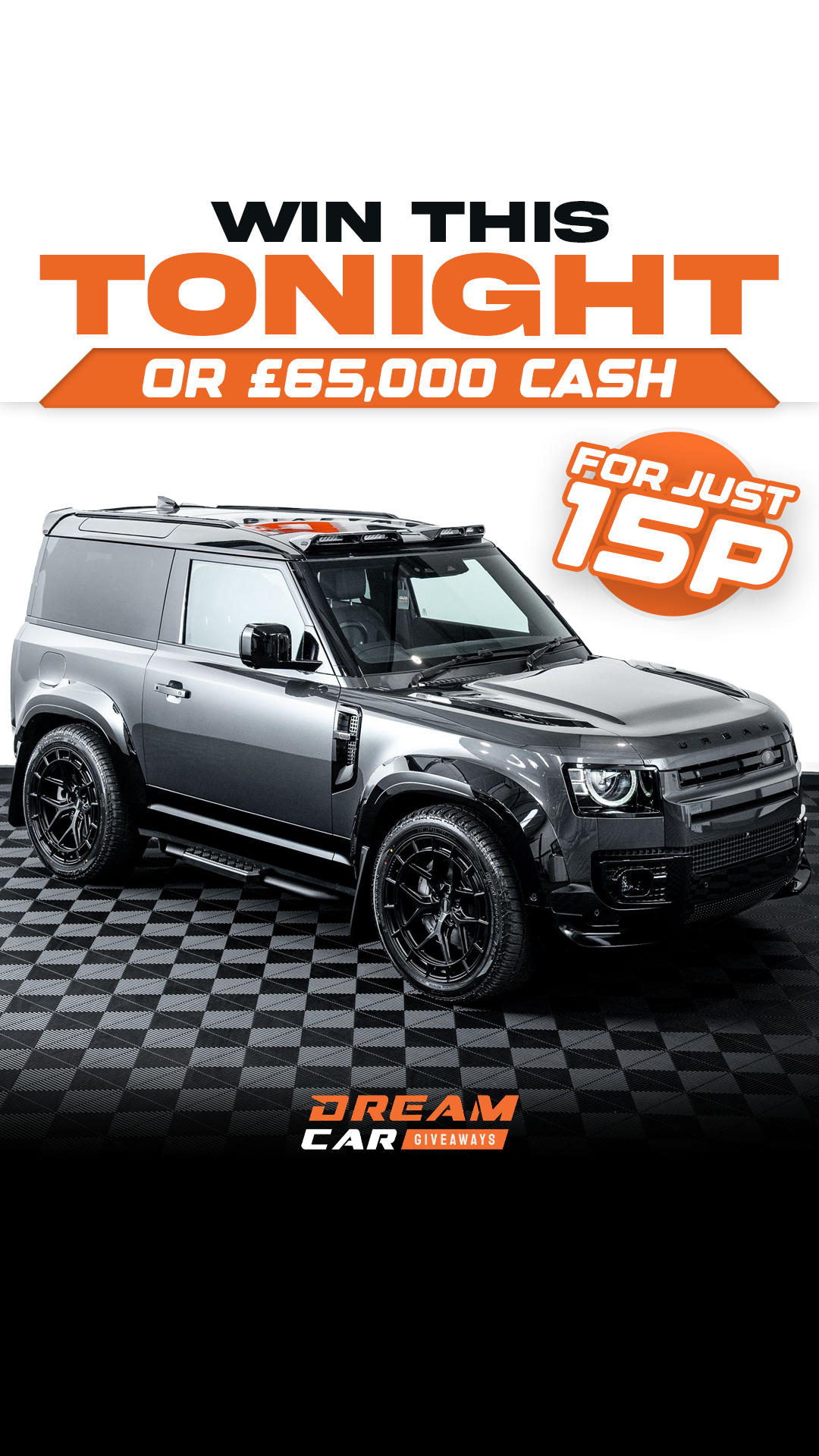 Dream Car Giveaways Facebook ad