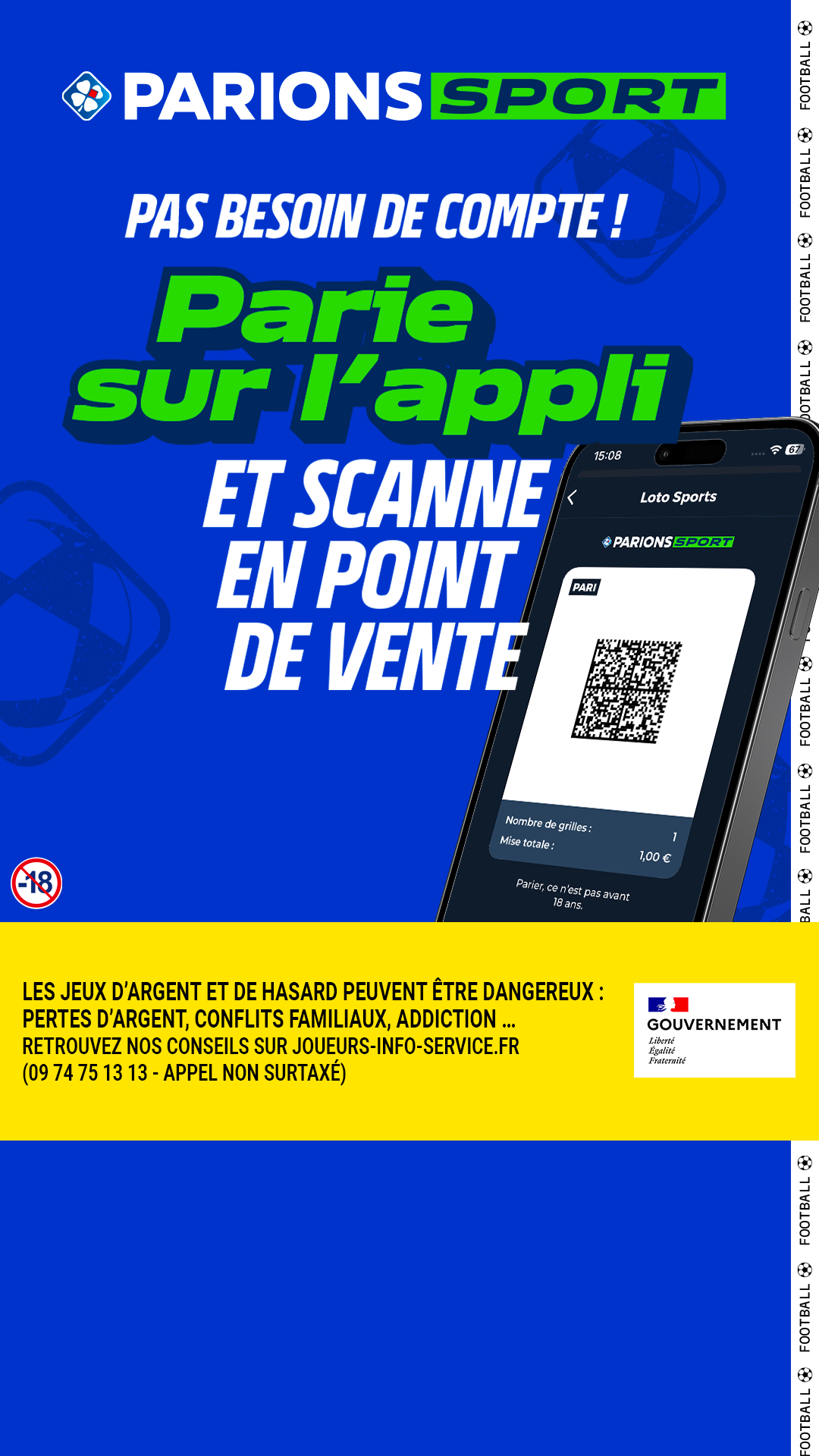 Parions Sport Point de Vente Facebook ad