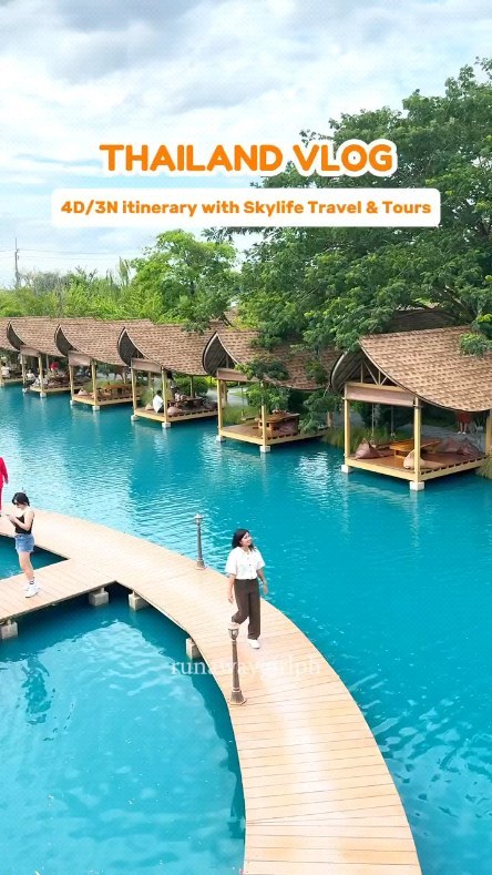Skylife Travel and Tours Facebook ad: 2024 Thailand Itinerary for 4D/3N
