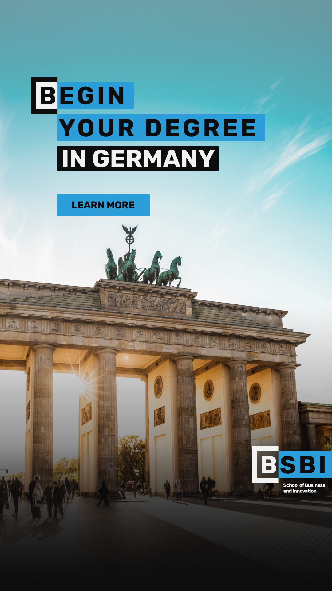 Berlin School of Business & Innovation - BSBI Facebook ad from Apr 27, 2026
