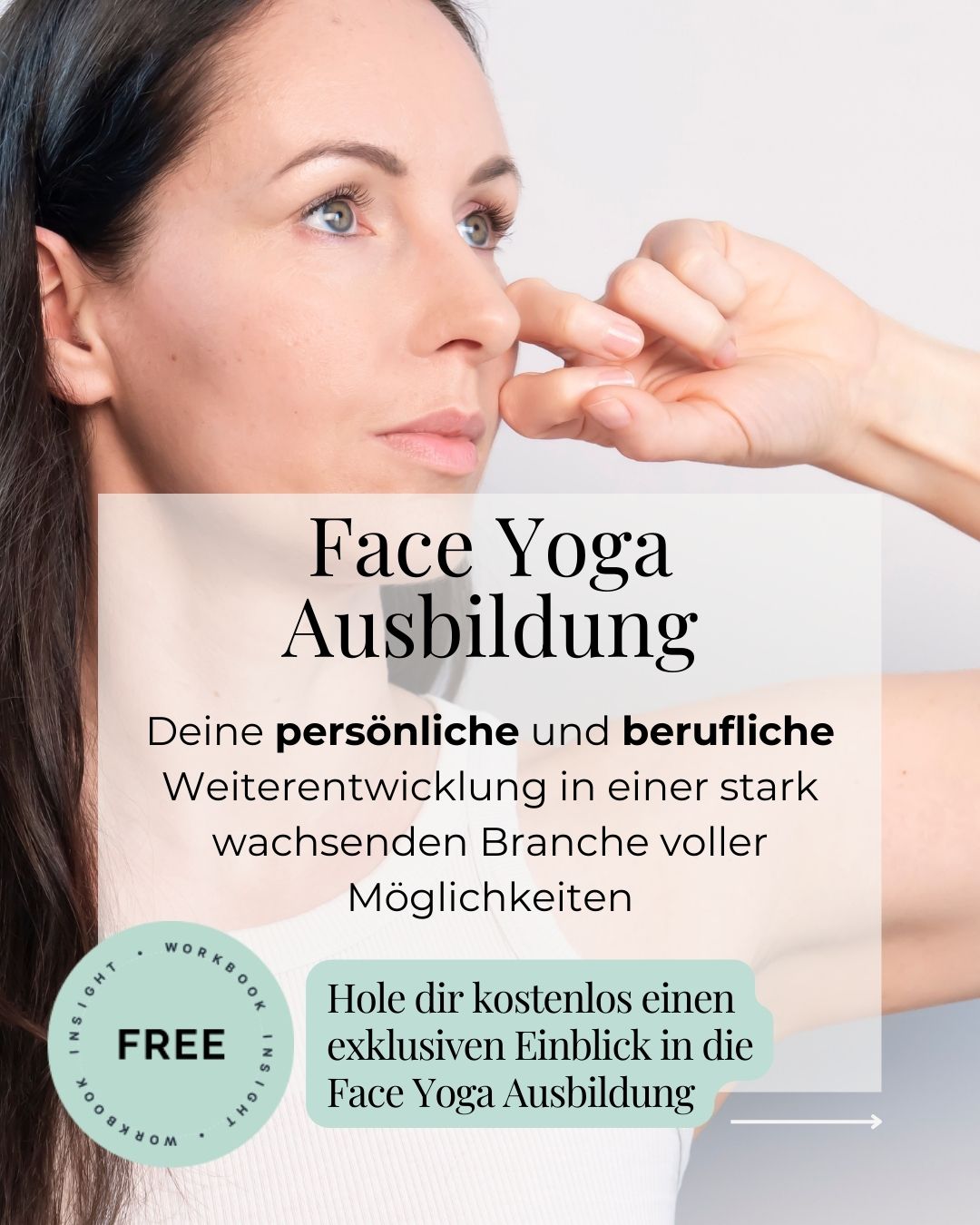 Bare Skin Face Yoga Facebook ad: Du arbeitest bereits mit Frauen an Körper, Haut…