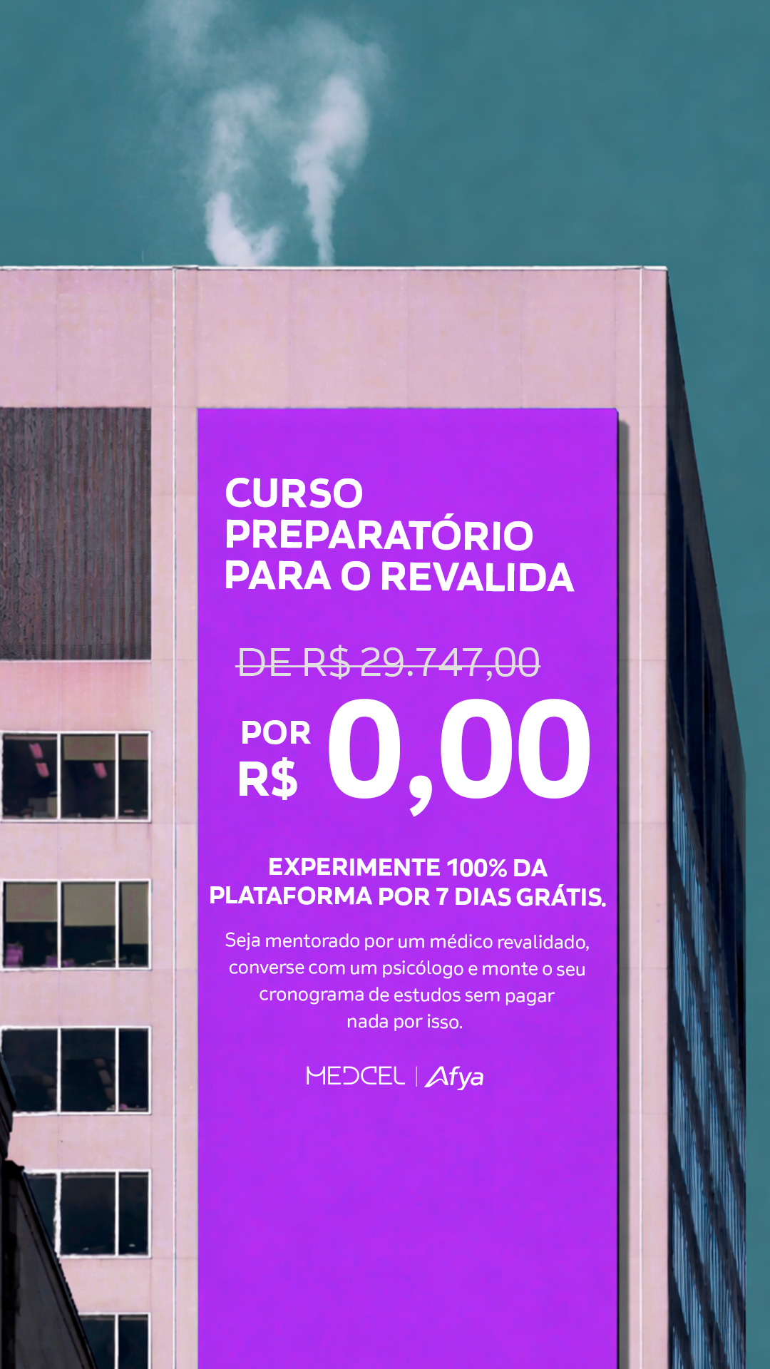 Medcel Revalida Brasil Facebook ad from May 8, 2026