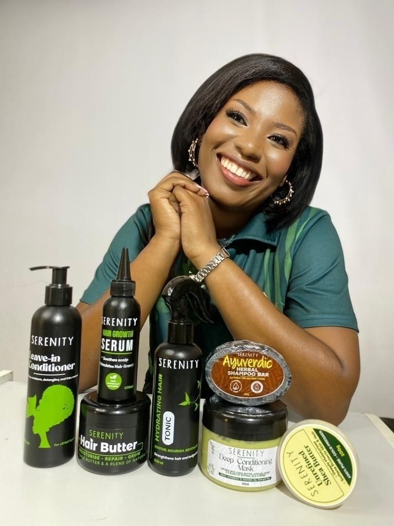 Serenity Hair Care Facebook ad