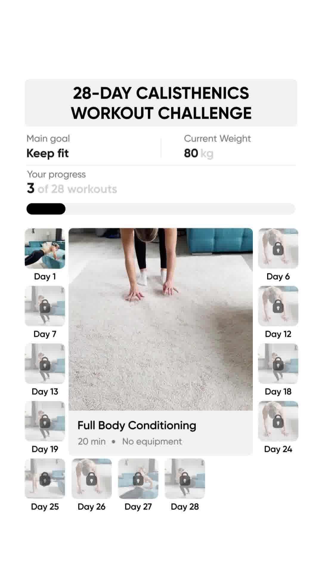 Tori Repa Facebook ad: 24/7 Personal Trainer in App.