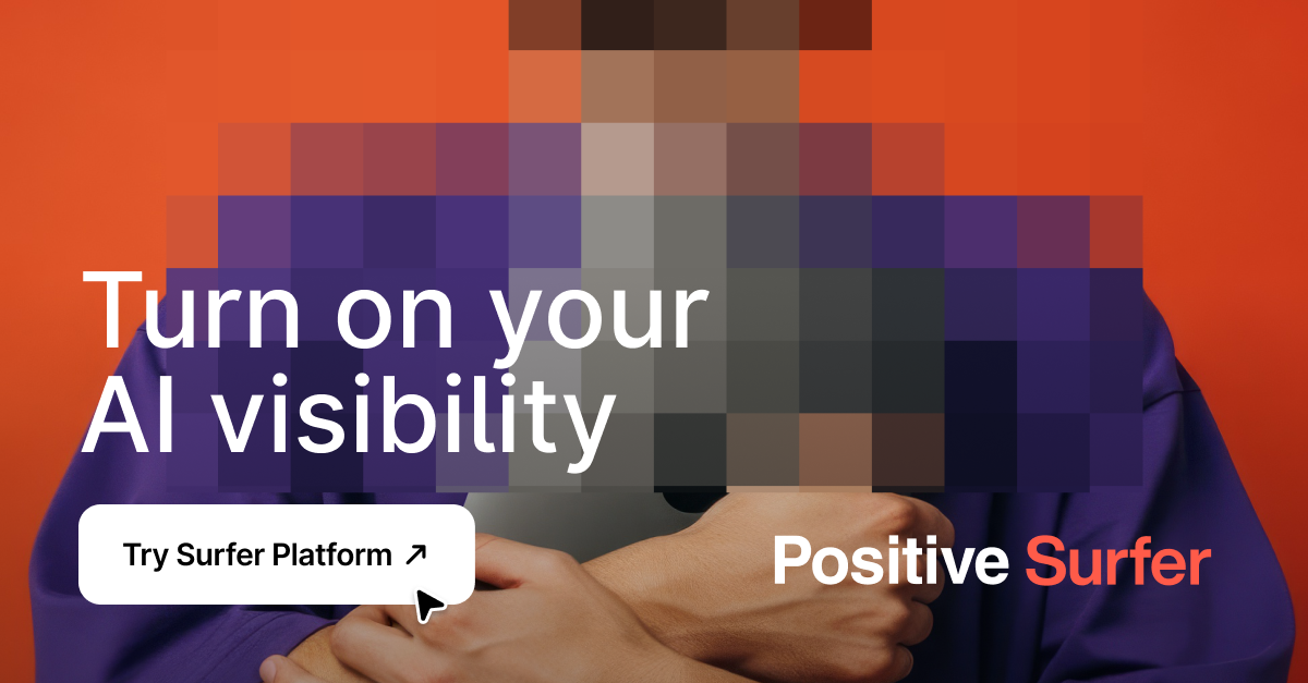 Positive Surfer Facebook ad