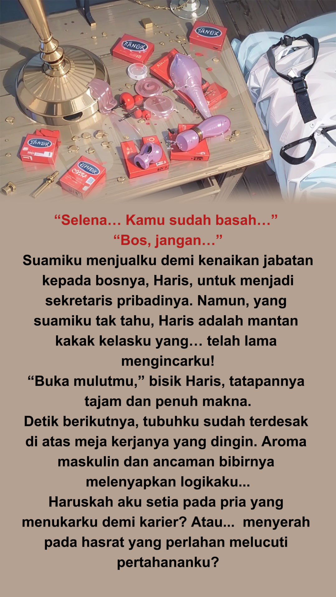 Sweetnovels2 Facebook ad: Perhatian! Jangan membaca di tempat umum!