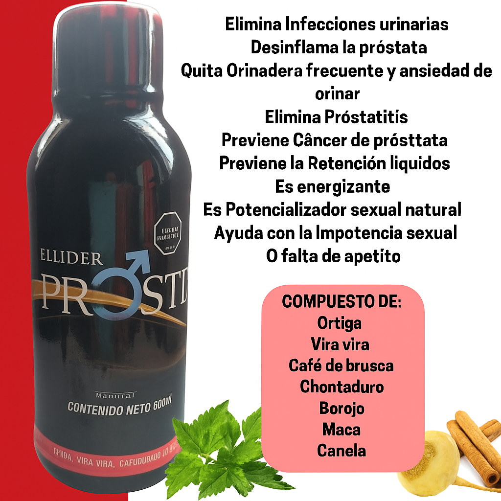 Raices_Store01 Facebook ad: Solución natural para próstata inflamada
