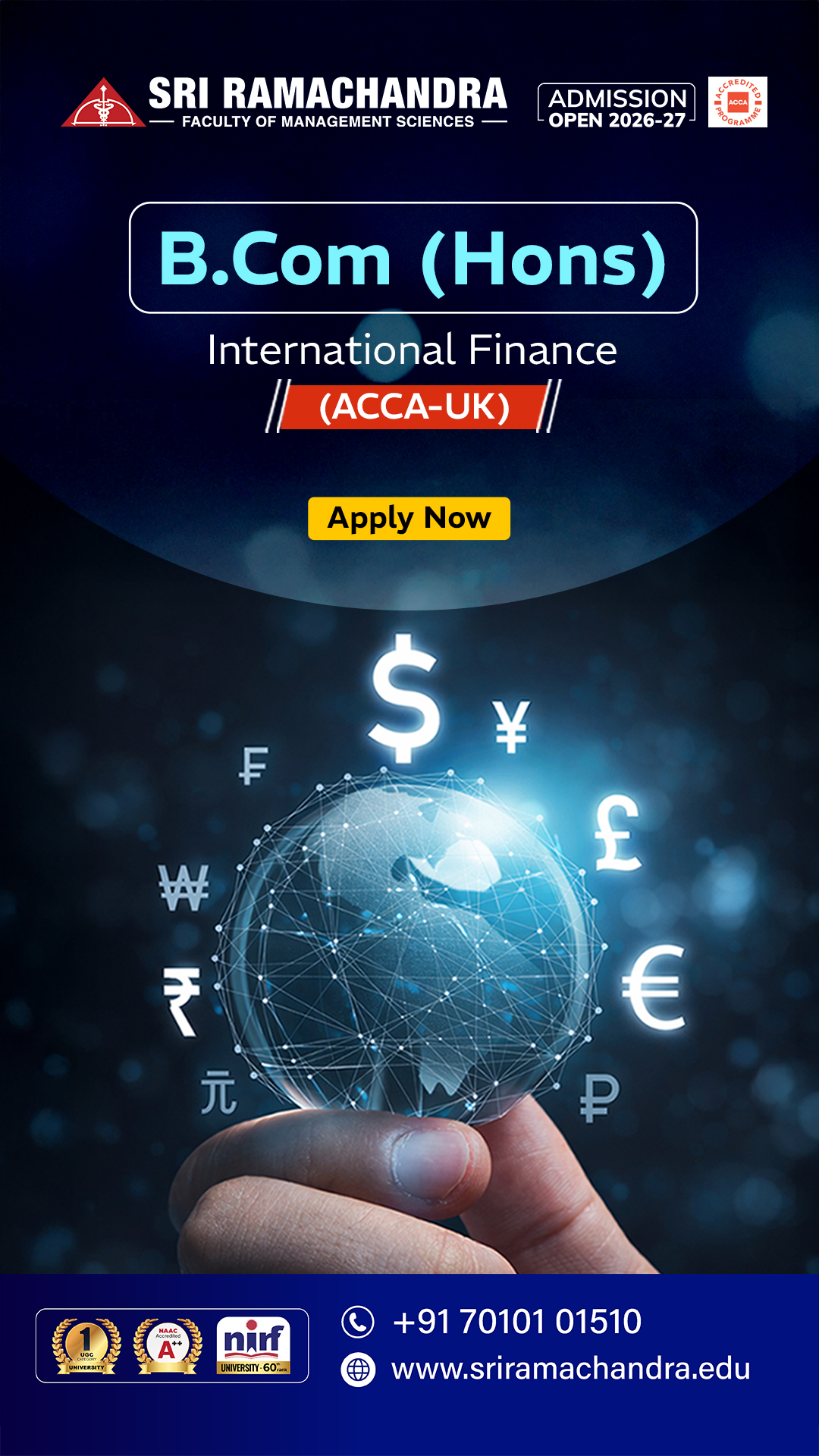 Sri Ramachandra Institute of Higher Education And Research Facebook ad