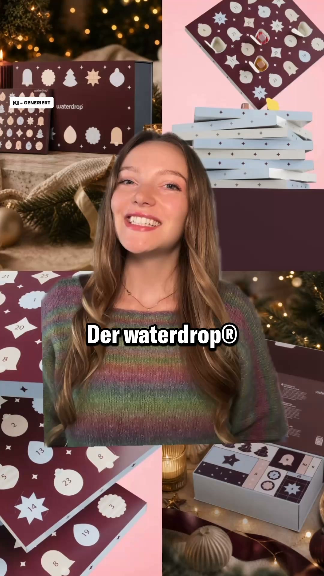 waterdrop Facebook ad: EXKLUSIVER VORVERKAUF