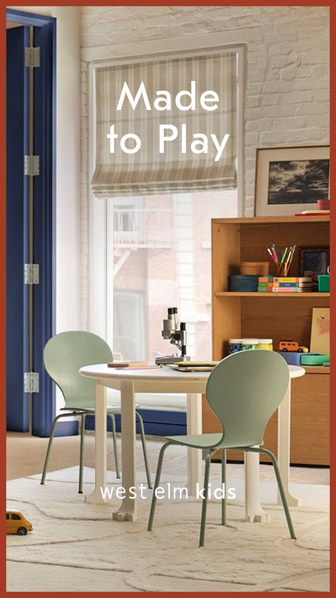 West Elm Kids Facebook ad: Playroom Essentials