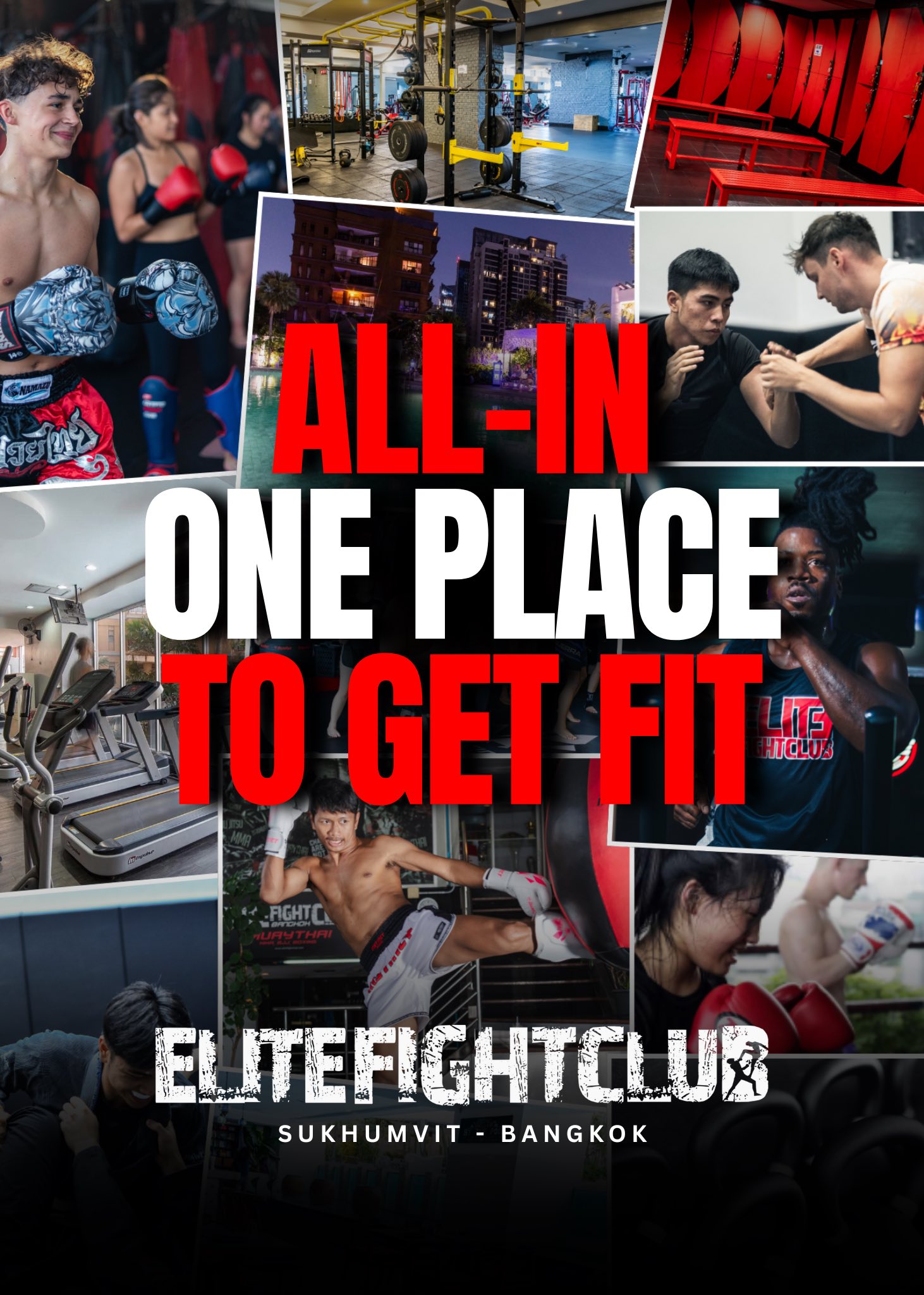 Elite Fight Club, Bangkok Facebook ad: At Elite Fight Club, your well-being is our…