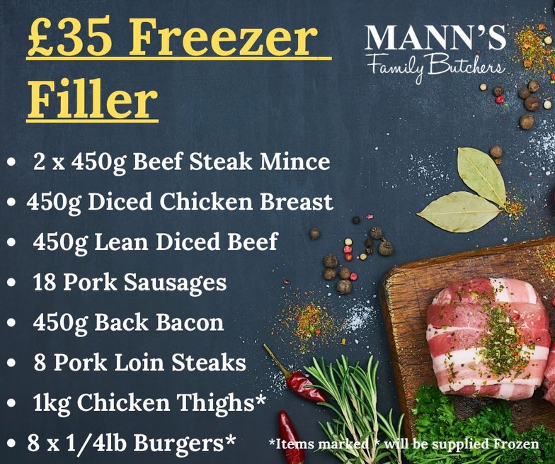 Manns Family Butchers Facebook ad