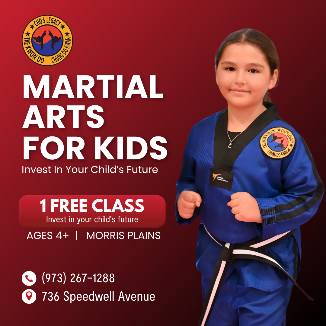 Kids Martial Arts Morristown Facebook ad