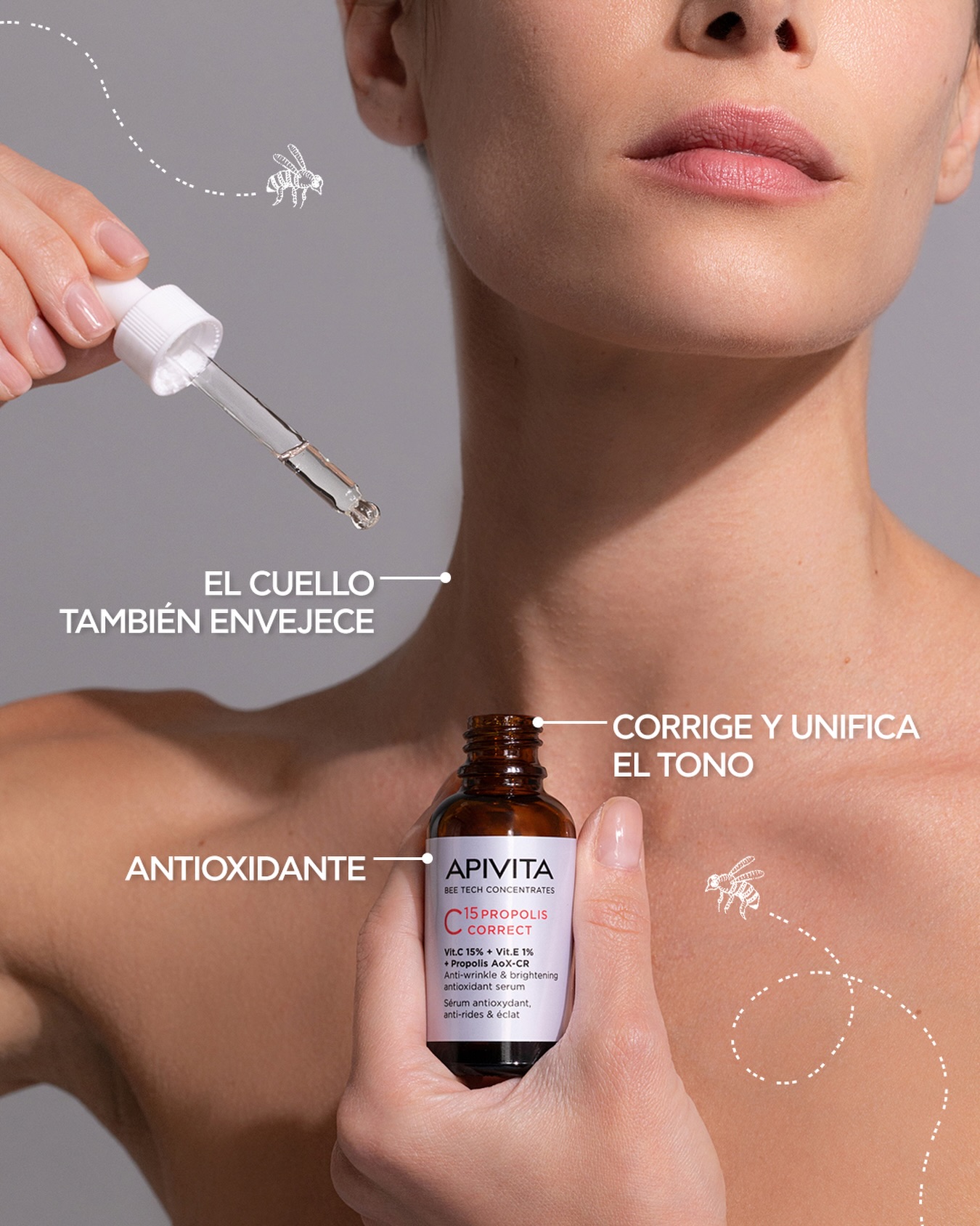 Apivita Facebook ad: Apivita Sérum C15 Propolis Correct 15% Vitamina C 30ml…
