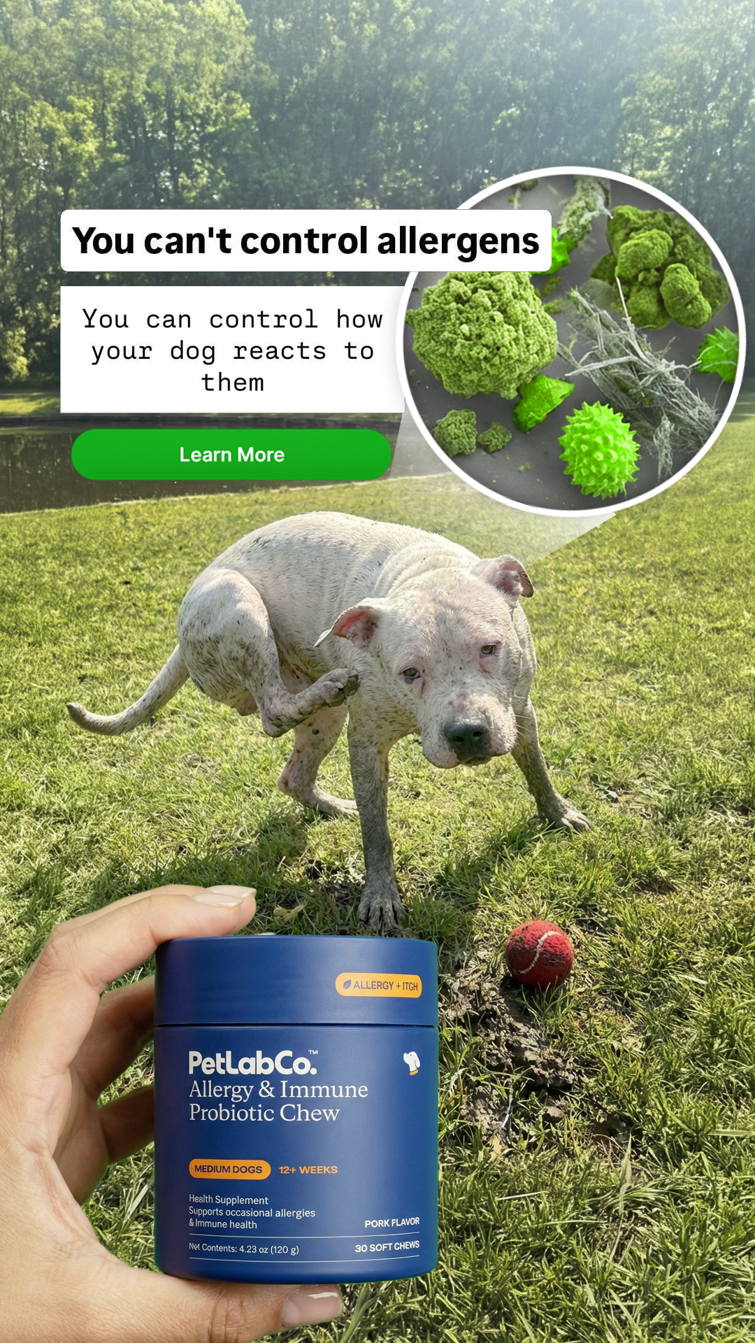 PetLab Co. Facebook ad