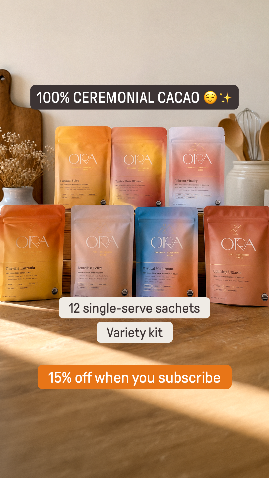 Ora Cacao Facebook ad