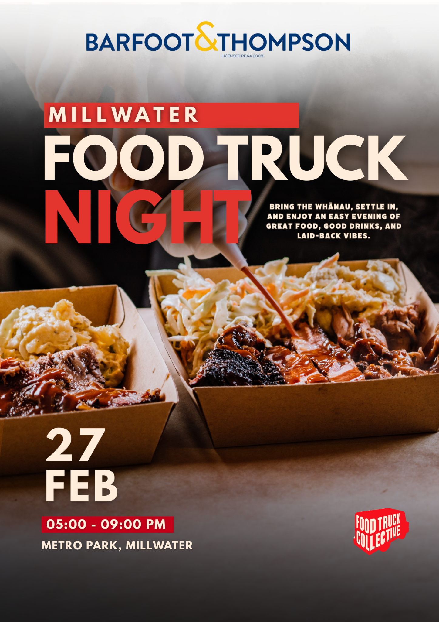 Food Truck Collective Facebook ad: Millwater Food Truck Night