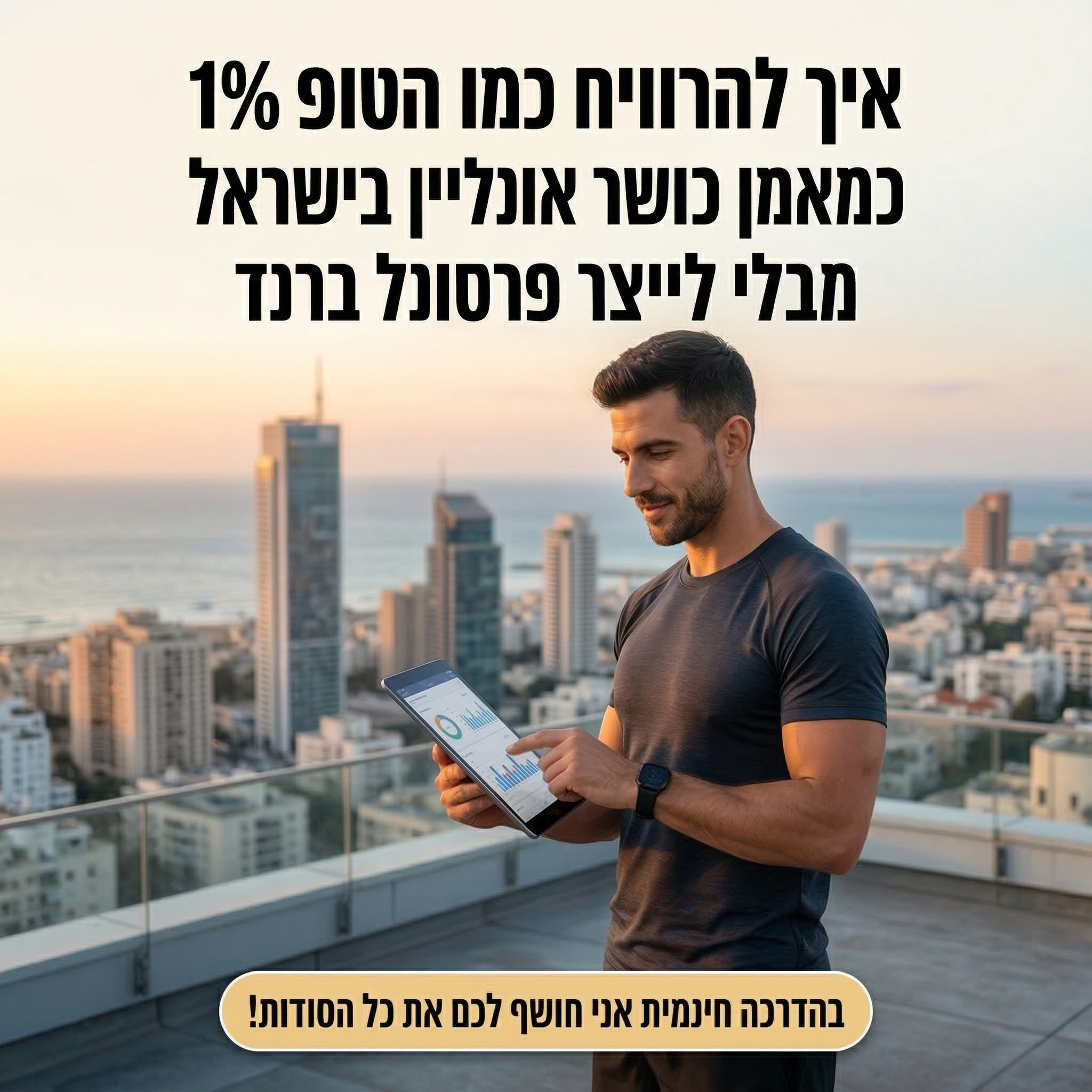 שקד פסחוב - שיווק למאמני כושר אונליין Facebook ad: הדרכה בחינם למאמני כושר אונליין בלבד!