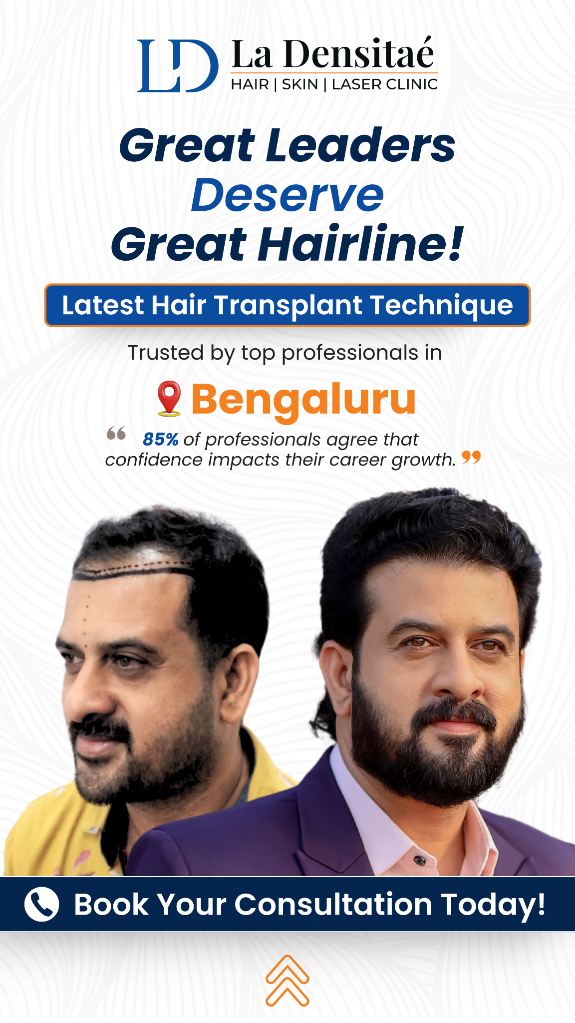 La Densitae Hair Transplant Clinic Facebook ad