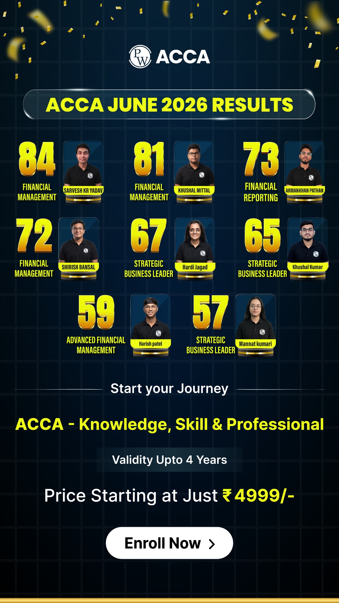 PW ACCA by Physics Wallah Facebook ad from Jul 19, 2026
