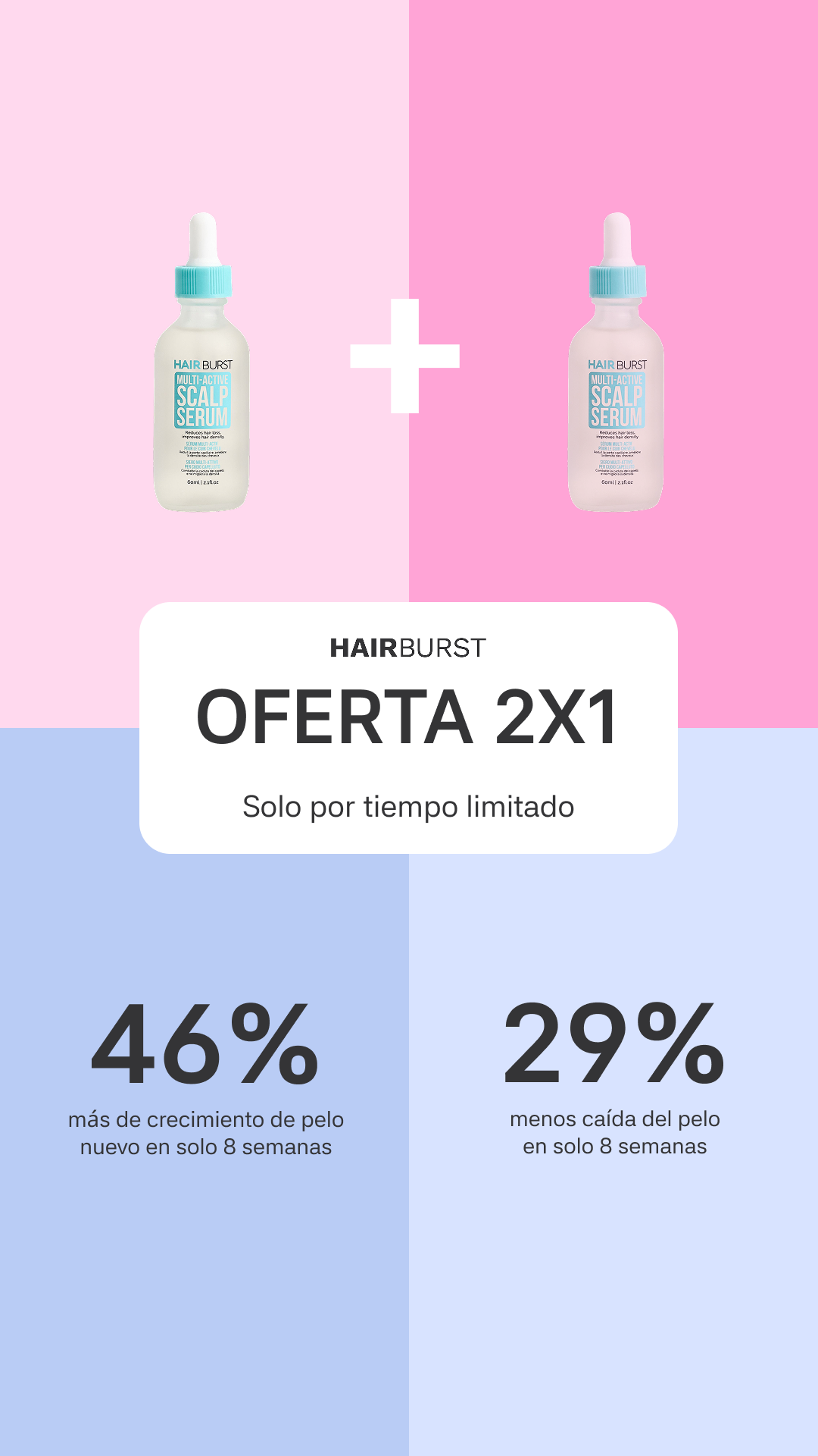Hairburst España Facebook ad