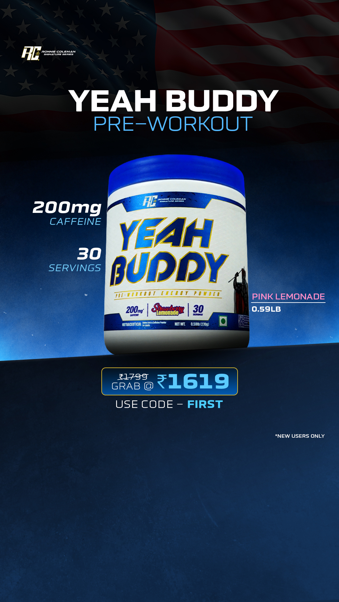 Ronnie Coleman Facebook ad