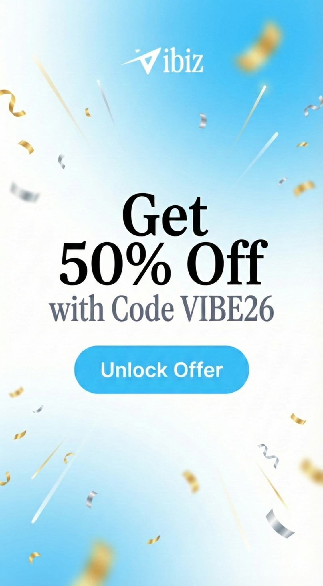 Vibiz Facebook ad