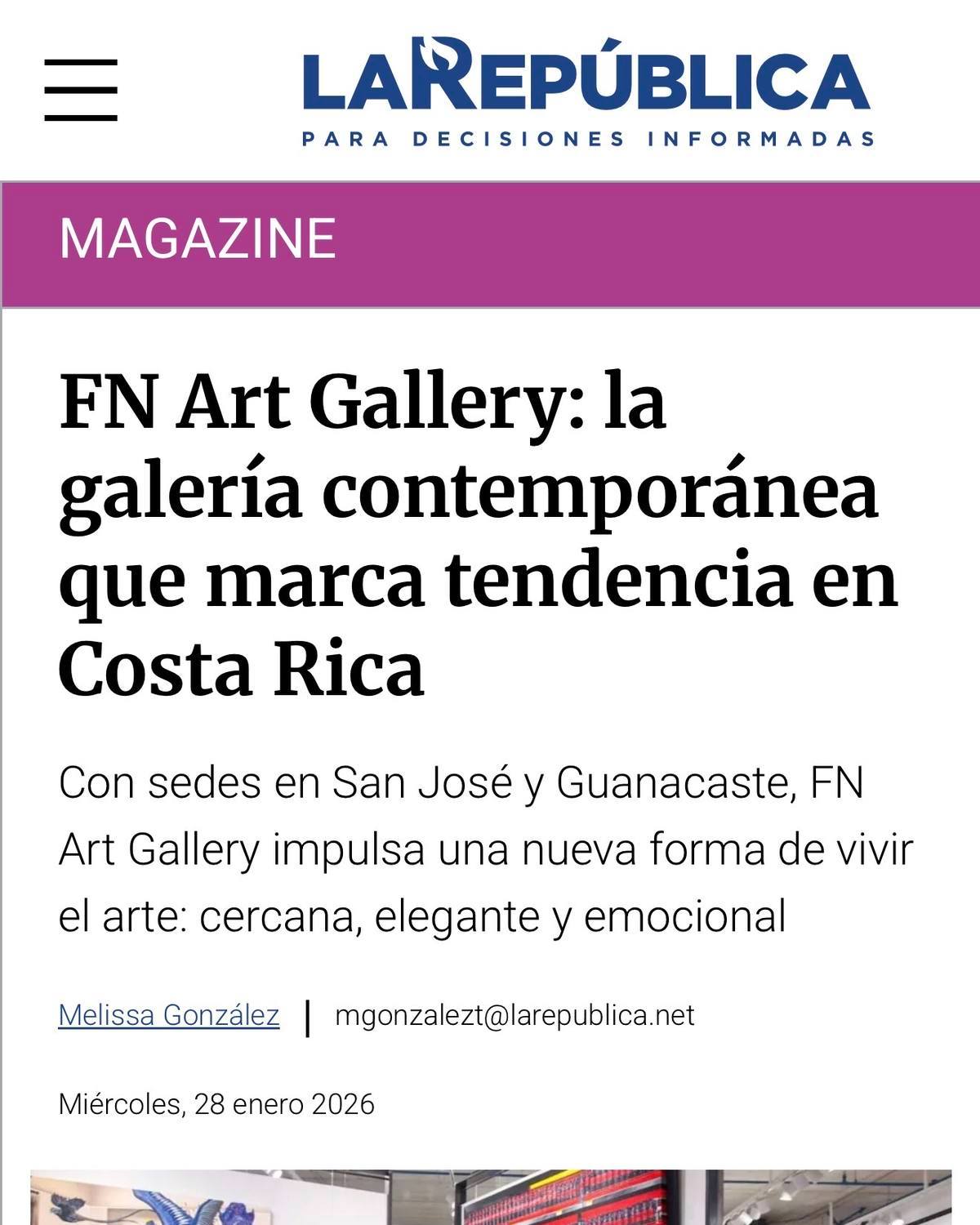 FN Art Gallery Facebook ad