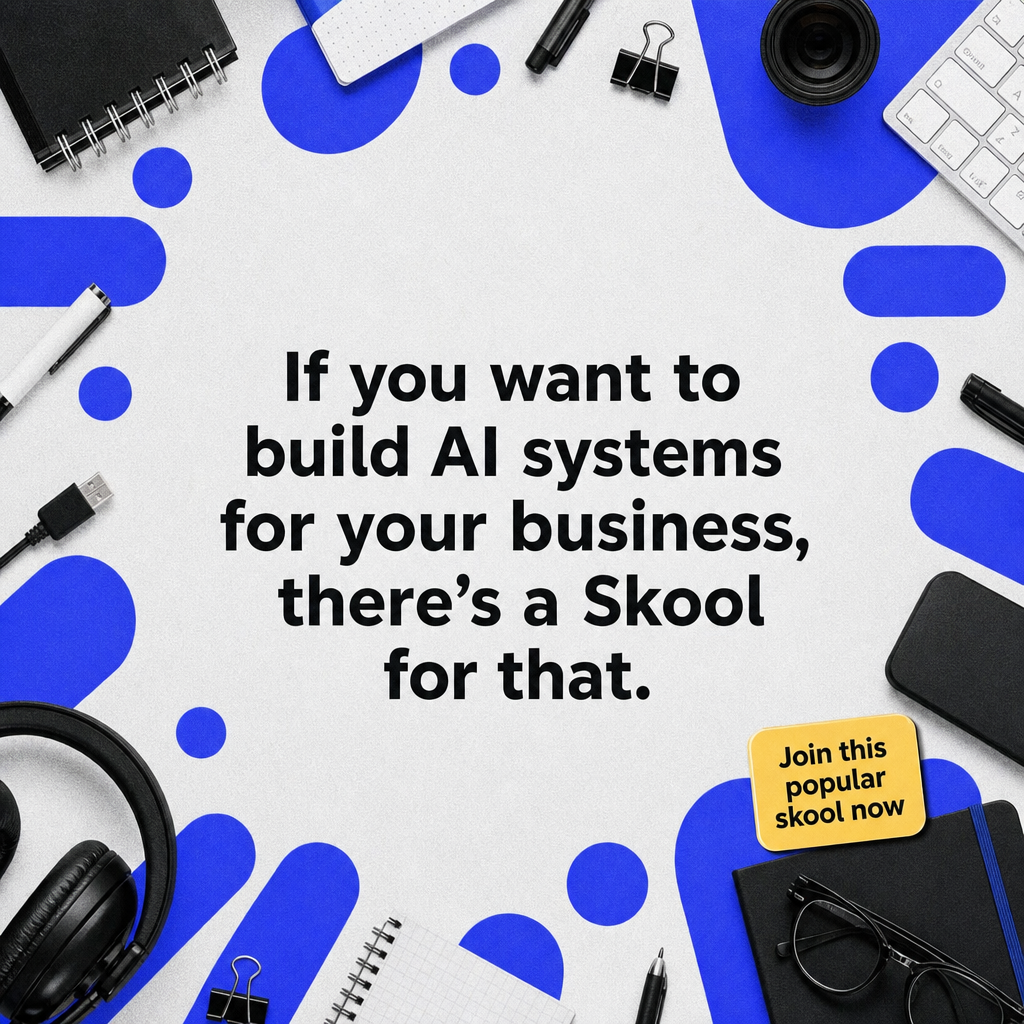 Skool Facebook ad