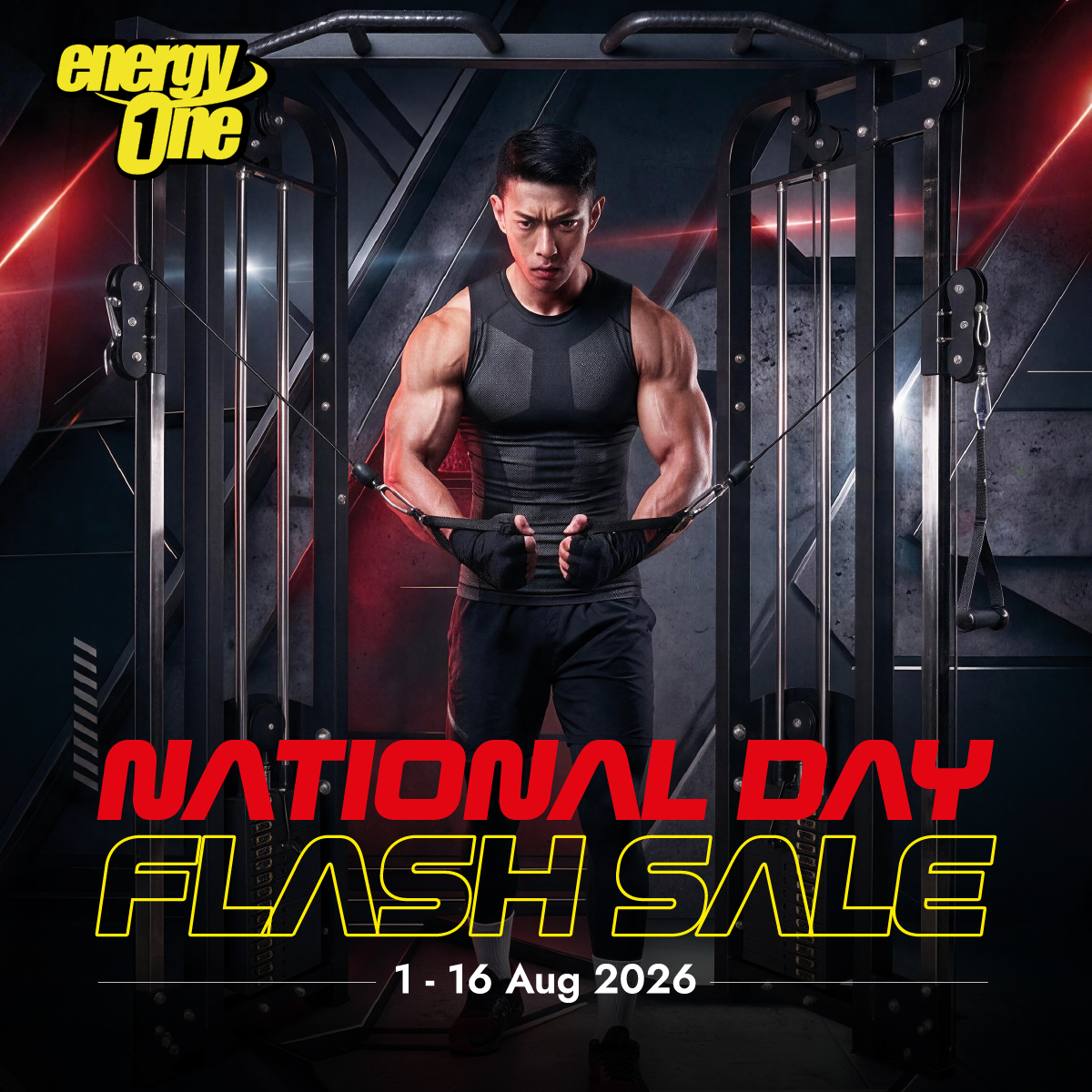 SAFRA Facebook ad: Additional 15% off, National Day Flash Sale!