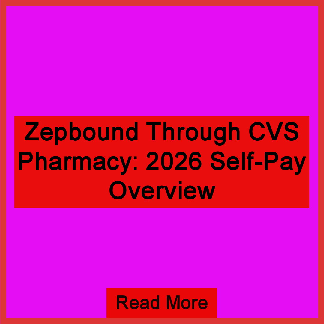 Healthy Living Facebook ad: Zepbound Through CVS Pharmacy: 2026 Self-Pay Overview Read…