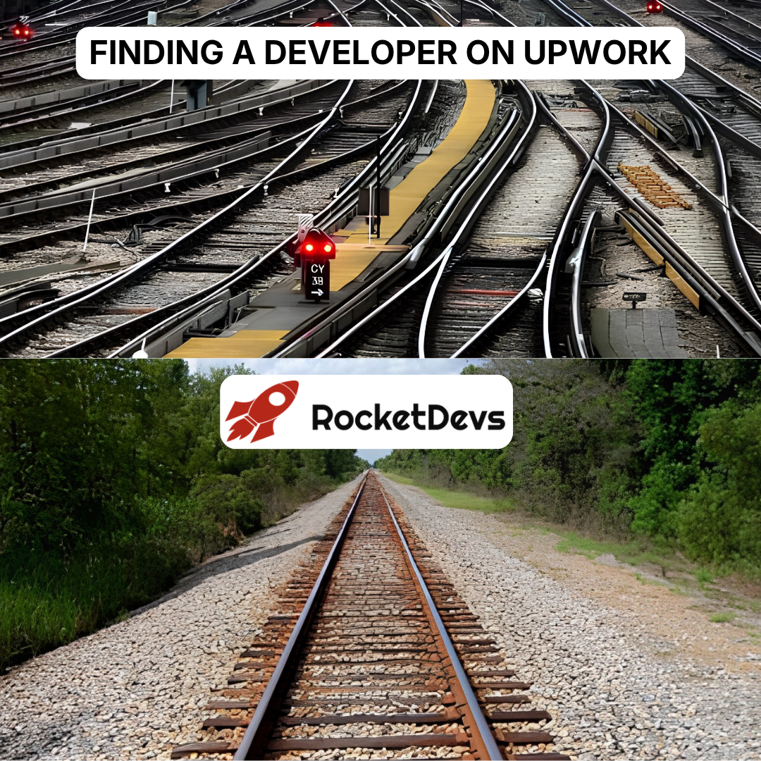 RocketDevs Facebook ad: Find Your Next Developer In Days