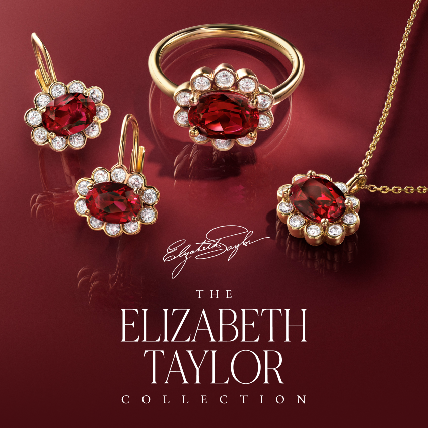 Brilliant Earth Facebook ad: The Elizabeth Taylor Collection