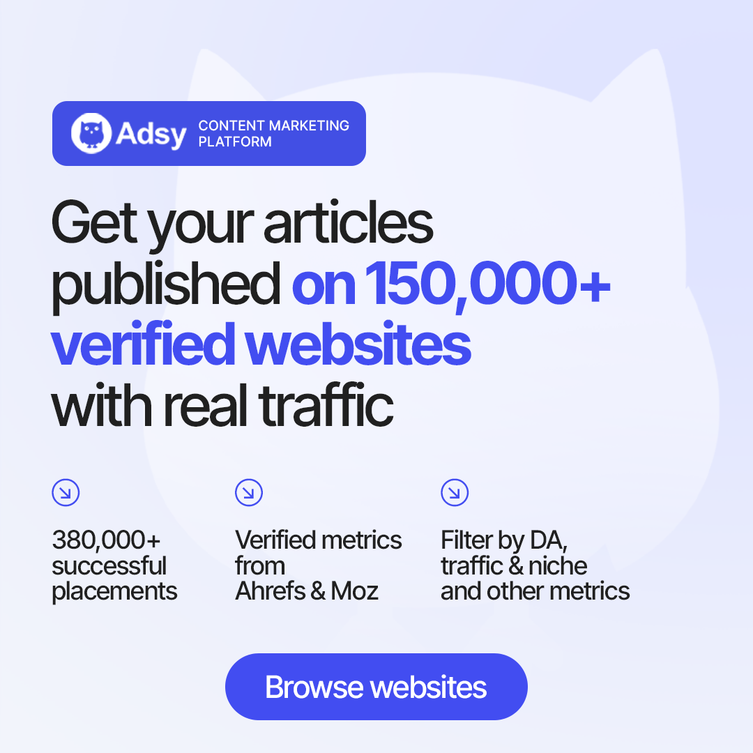 ADSY Content Marketing Platform Facebook ad