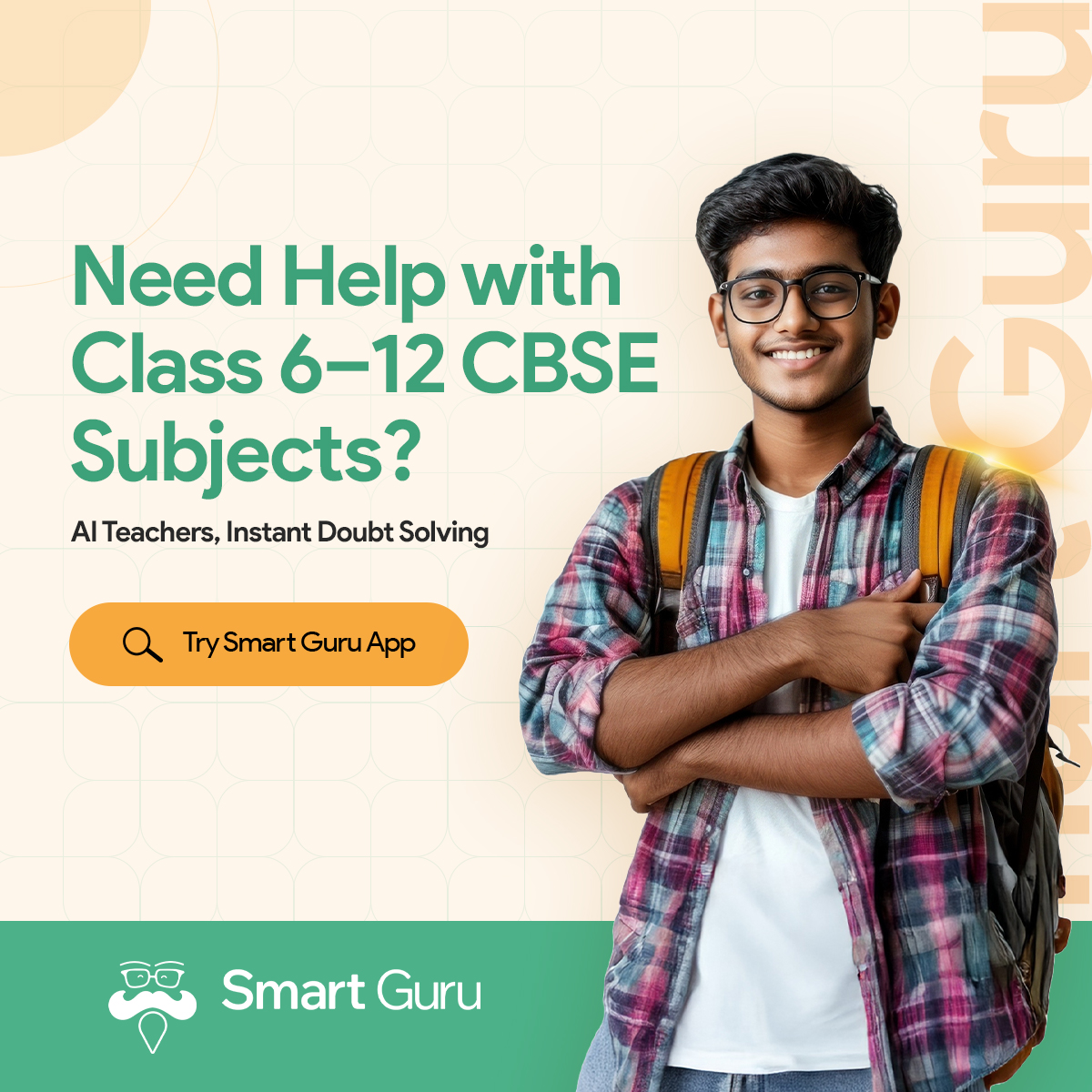 Smart Guru Facebook ad: Study Smart with SmartGuru