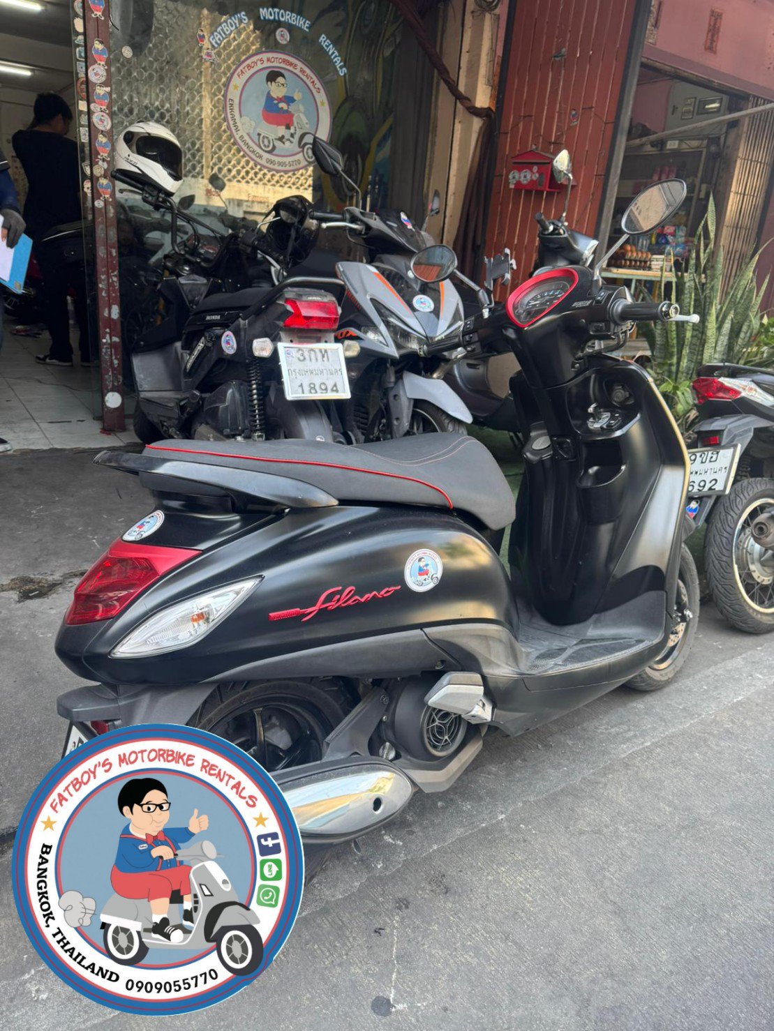 Fatboys Motorbike and Car Rentals - Bangkok Facebook ad: See around Bangkok in your way your style
