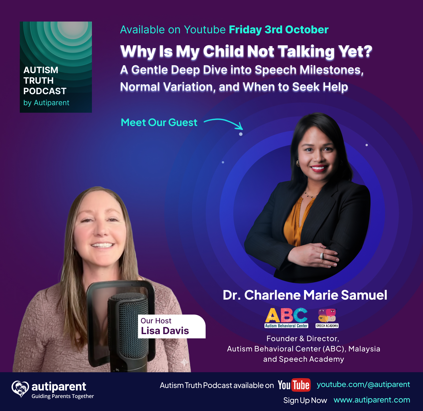 AutiParent Facebook ad: We’re thrilled to bring you another exciting episode…
