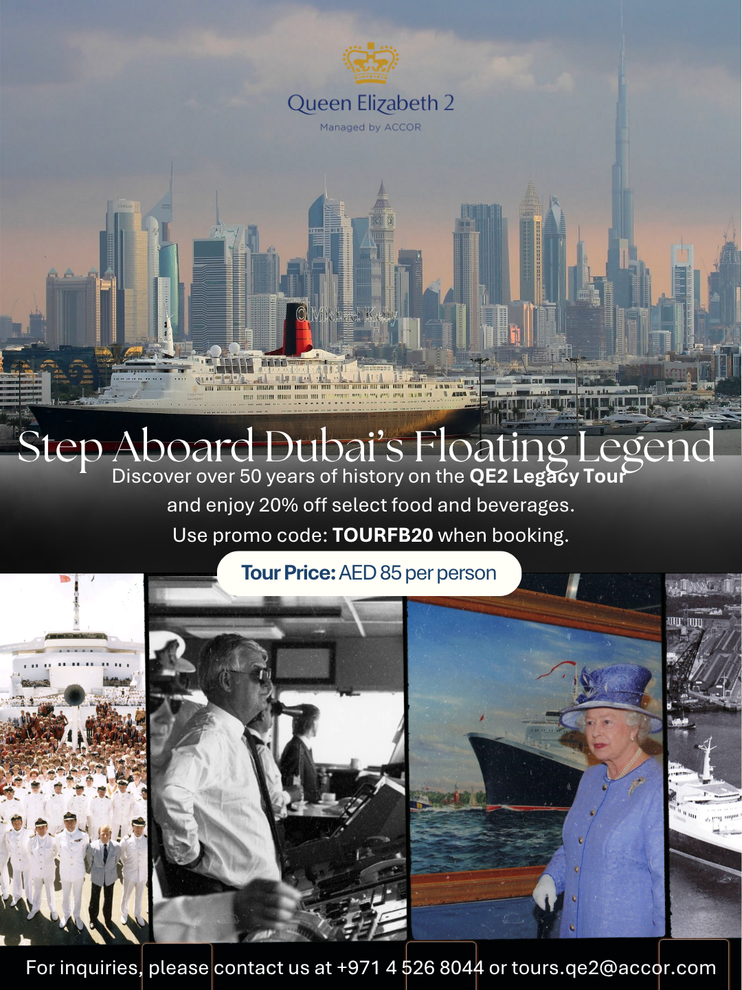 The QE2 Dubai Facebook ad from Jun 11, 2026