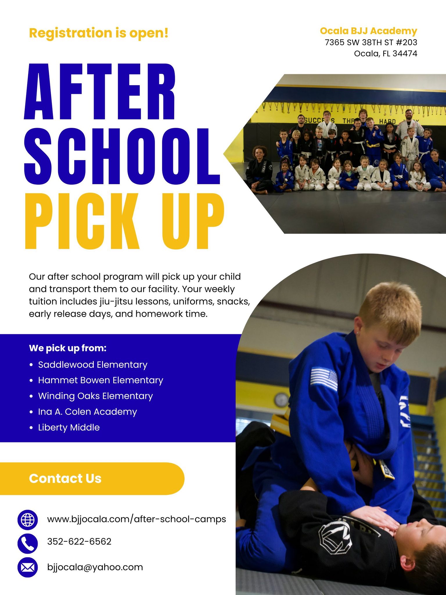 Ocala Brazilian Jiu Jitsu Academy Facebook ad