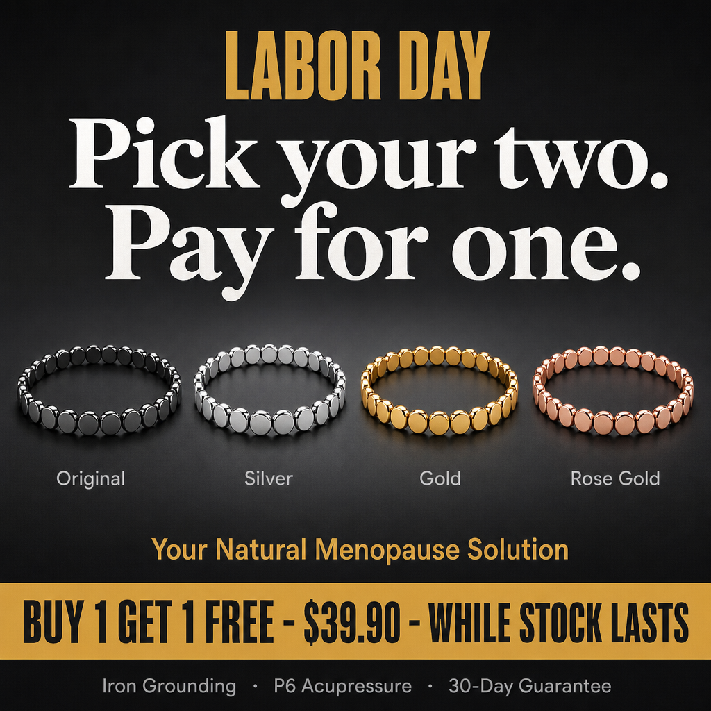 Haima Facebook ad: Haima Hematite Bracelet | Your Natural Menopause Solution