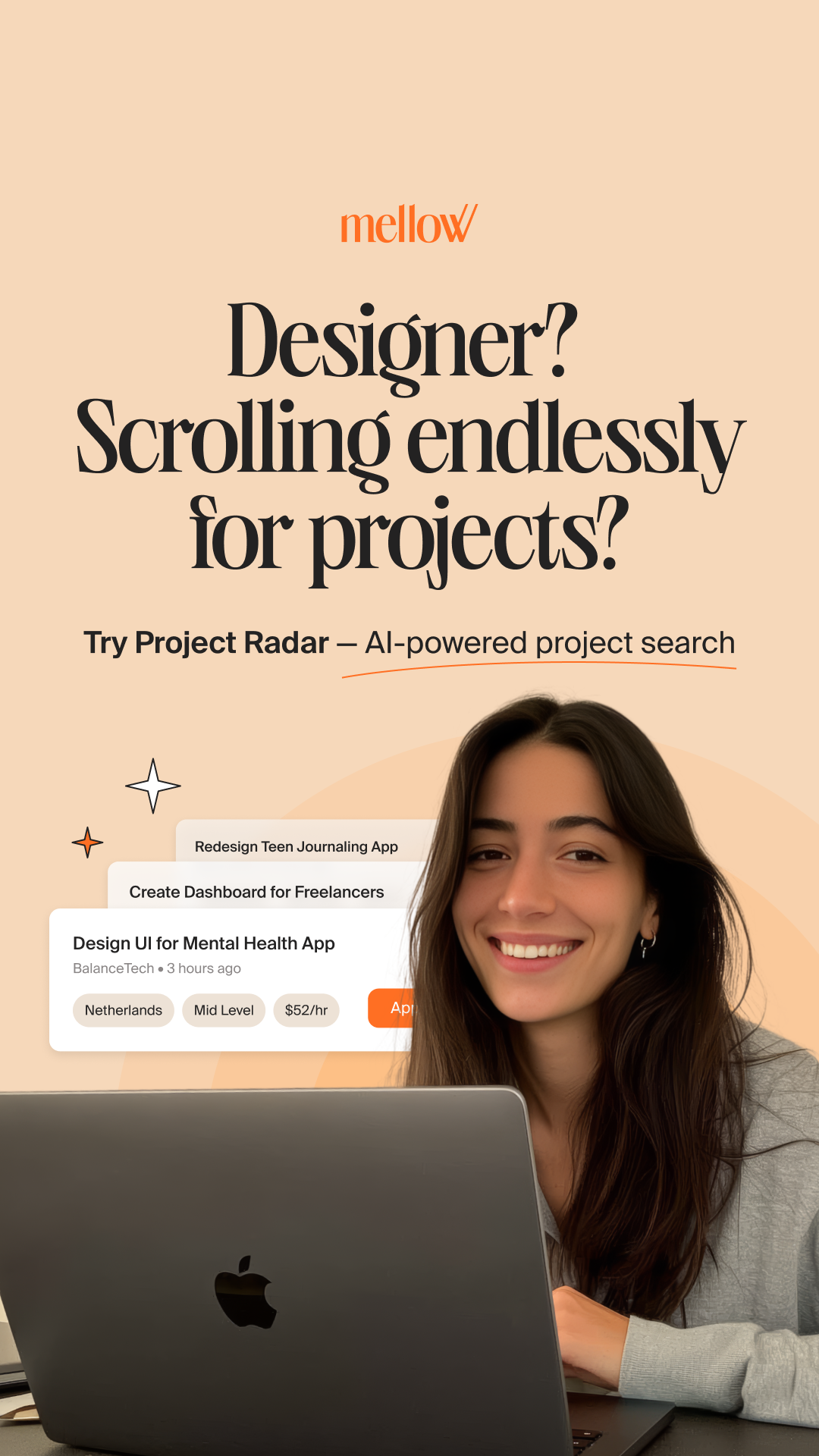 Mellow - New Work Made Easy Facebook ad