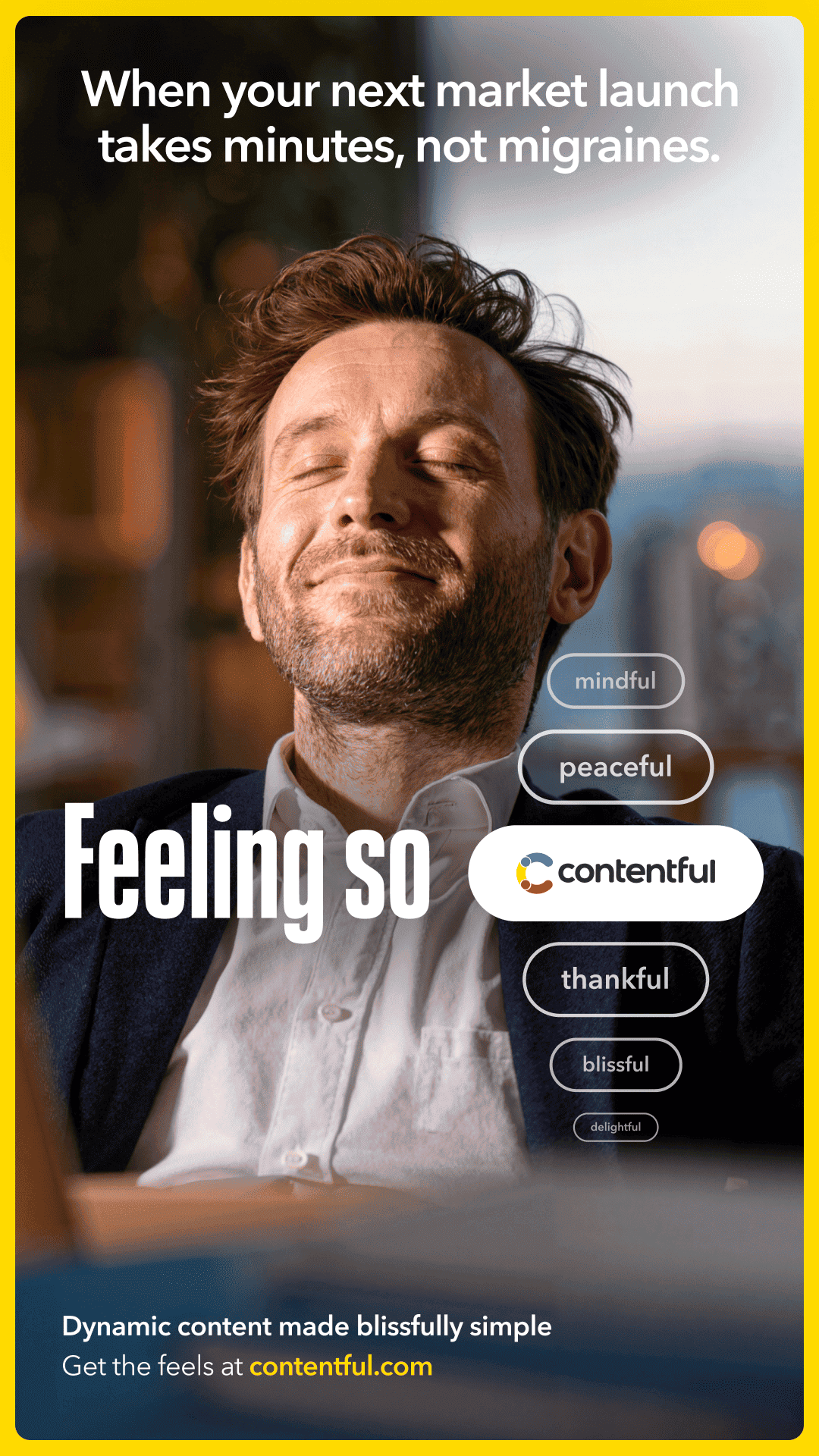 Contentful Facebook ad