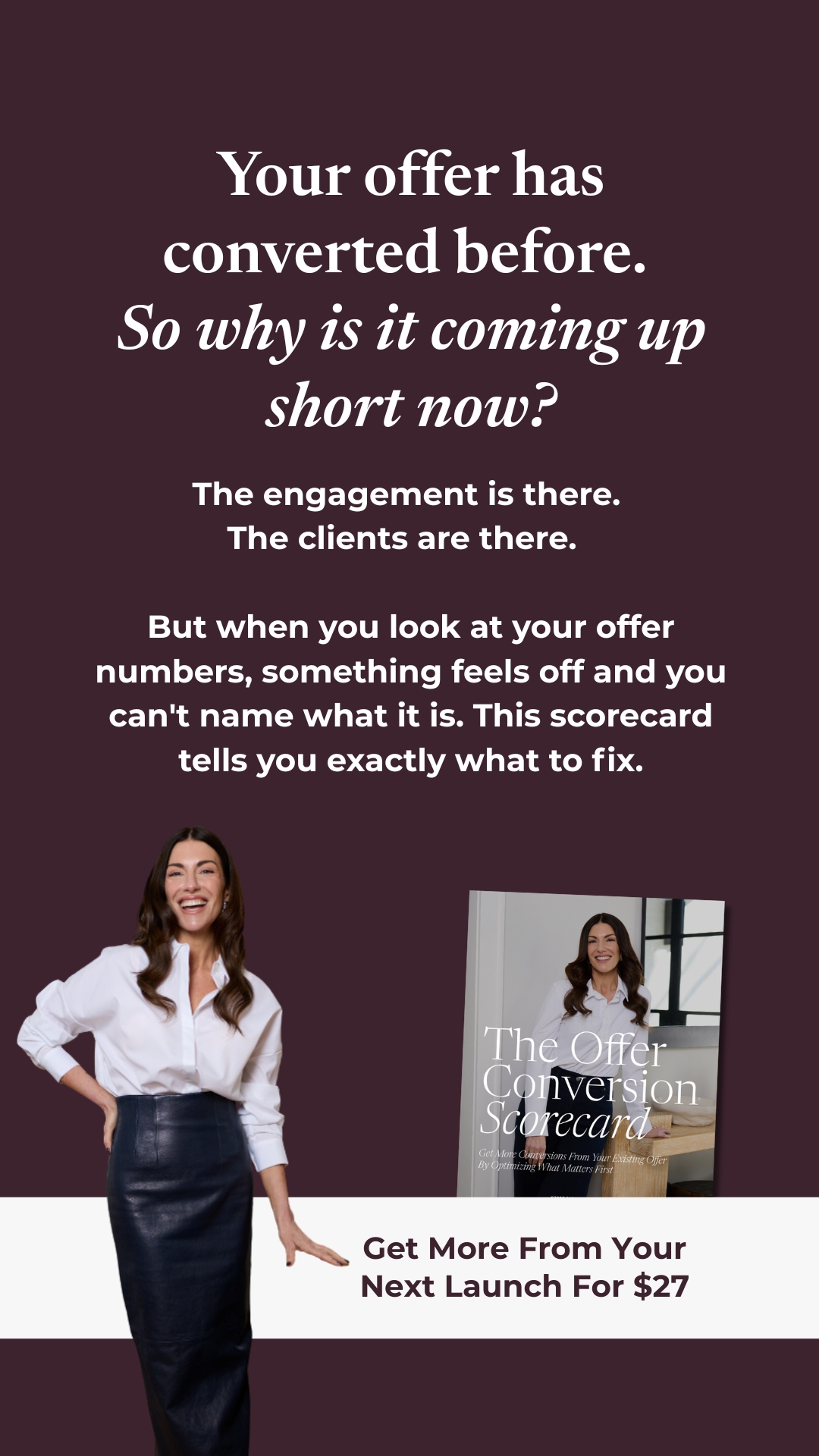 Amy Porterfield Facebook ad